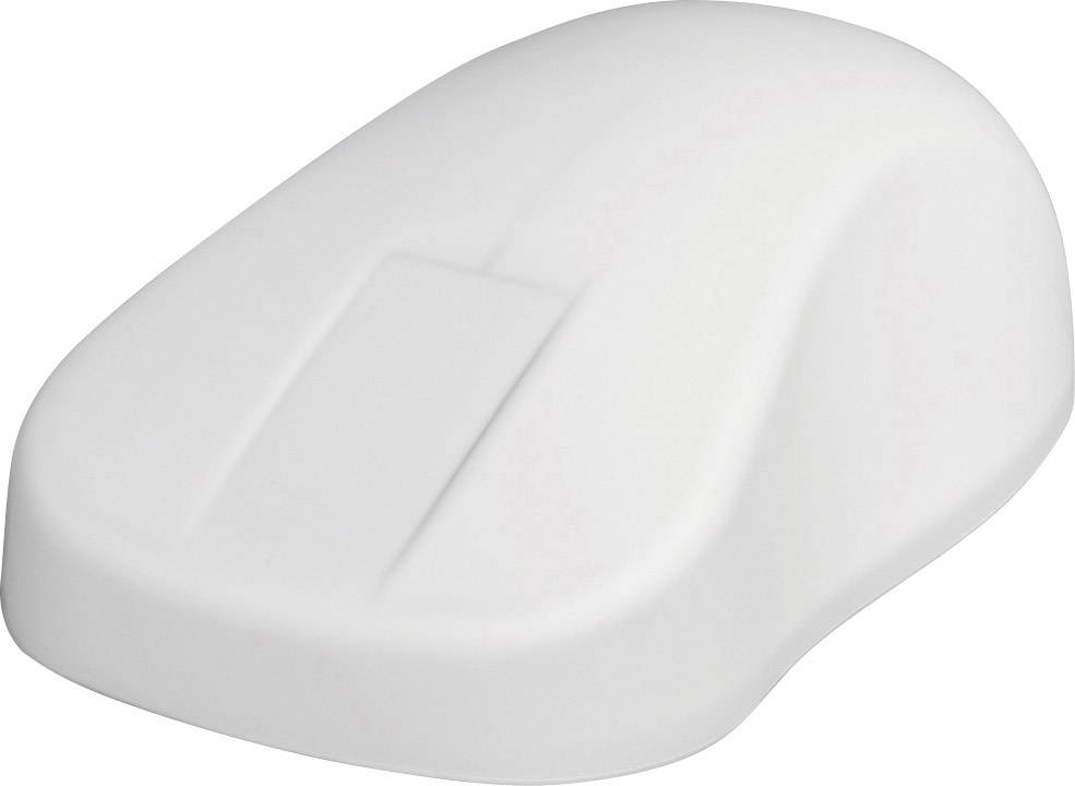 Contour Active Key PMH2OS Hygiene-Maus Funk Optisch Weiß 2 Tasten 800 dpi Silikonmembran vollversiegelt IP68, Geeignet f. Wischdesinfektion nach DGHM/VAH