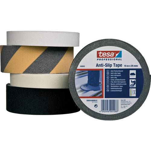 tesa 60953-00000-00 Anti-Rutschband tesa® Professional Fluoreszierend (leuchtend) (L x B) 15 m x 25 mm 1 St.