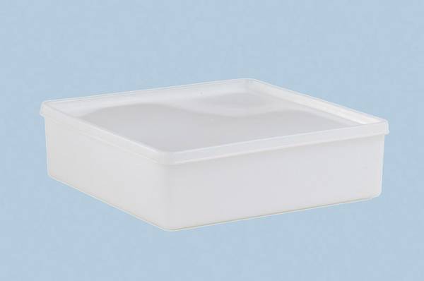 Hünersdorff 910600  Dose  stapelbar, lebensmittelgeeignet (L x B x H) 208 x 208 x 64 mm Natur 1 St.