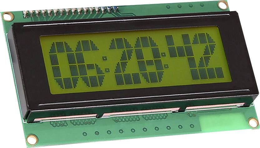 Ein digitales Display zeigt die Uhrzeit '08:47'. Es ist in ein elektronisches Gerät eingebaut und hat eine rechteckige Form.