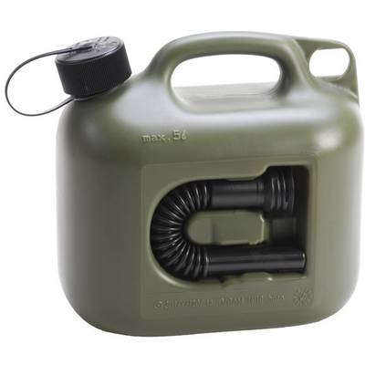 Kraftstoff-Kanister 5 Liter inkl. Auslaufrohr und Kinder