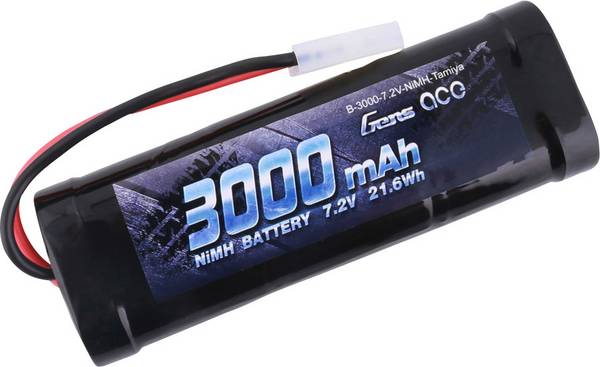 Gens ace Modellbau-Akkupack (NiMh) 7.2 V 3000 mAh Zellen-Zahl: 6 1 C Stick Tamiya