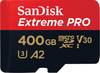 SanDisk Extreme Pro® microSDXC-Karte 400 GB Class 10, UHS-I, UHS-Class 3, v30 Video Speed Class A2-Leistungsstandard