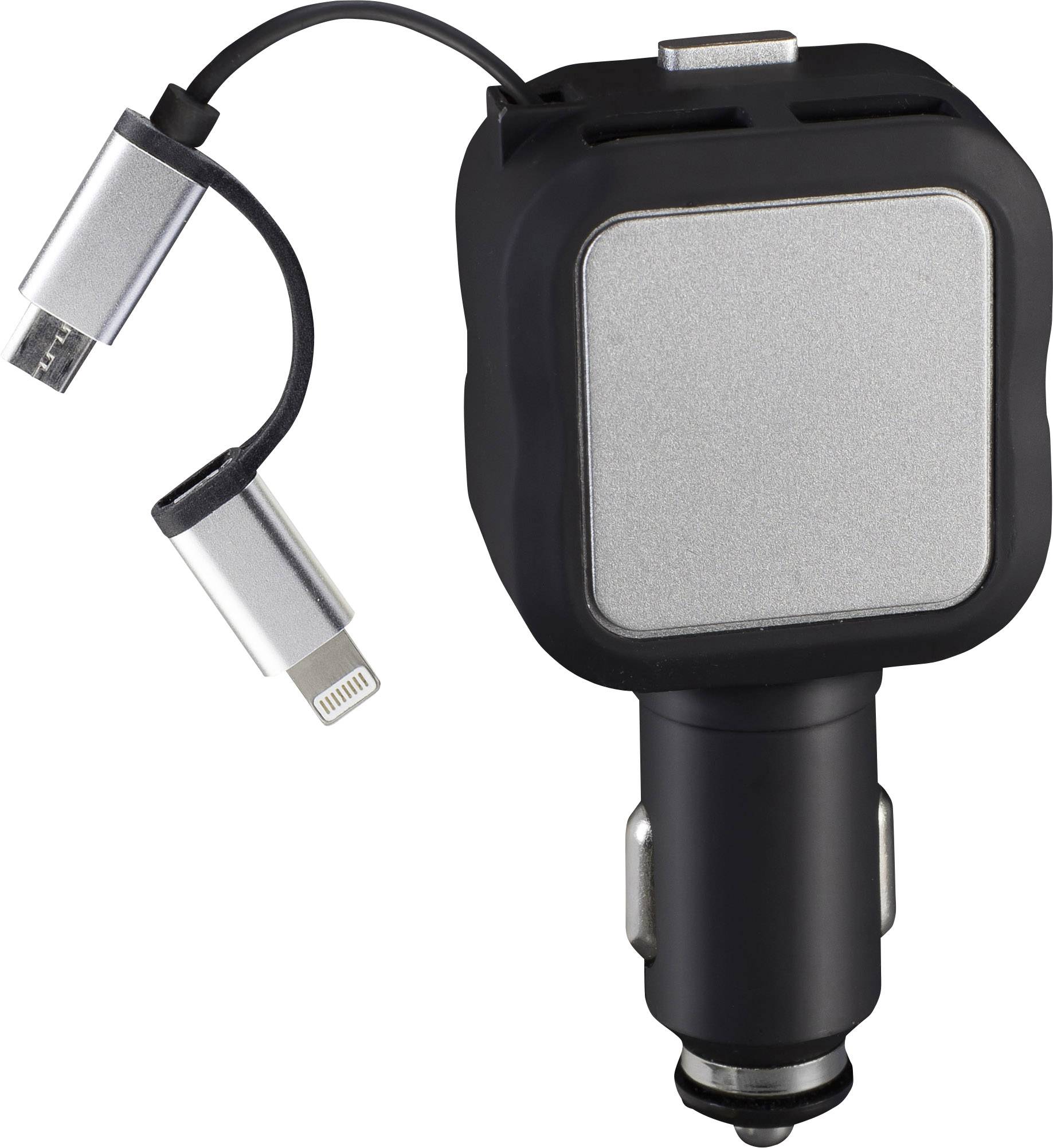 cartrend USB-KFZ-Multi-Ladestecker, 2-fach, schwarz-0