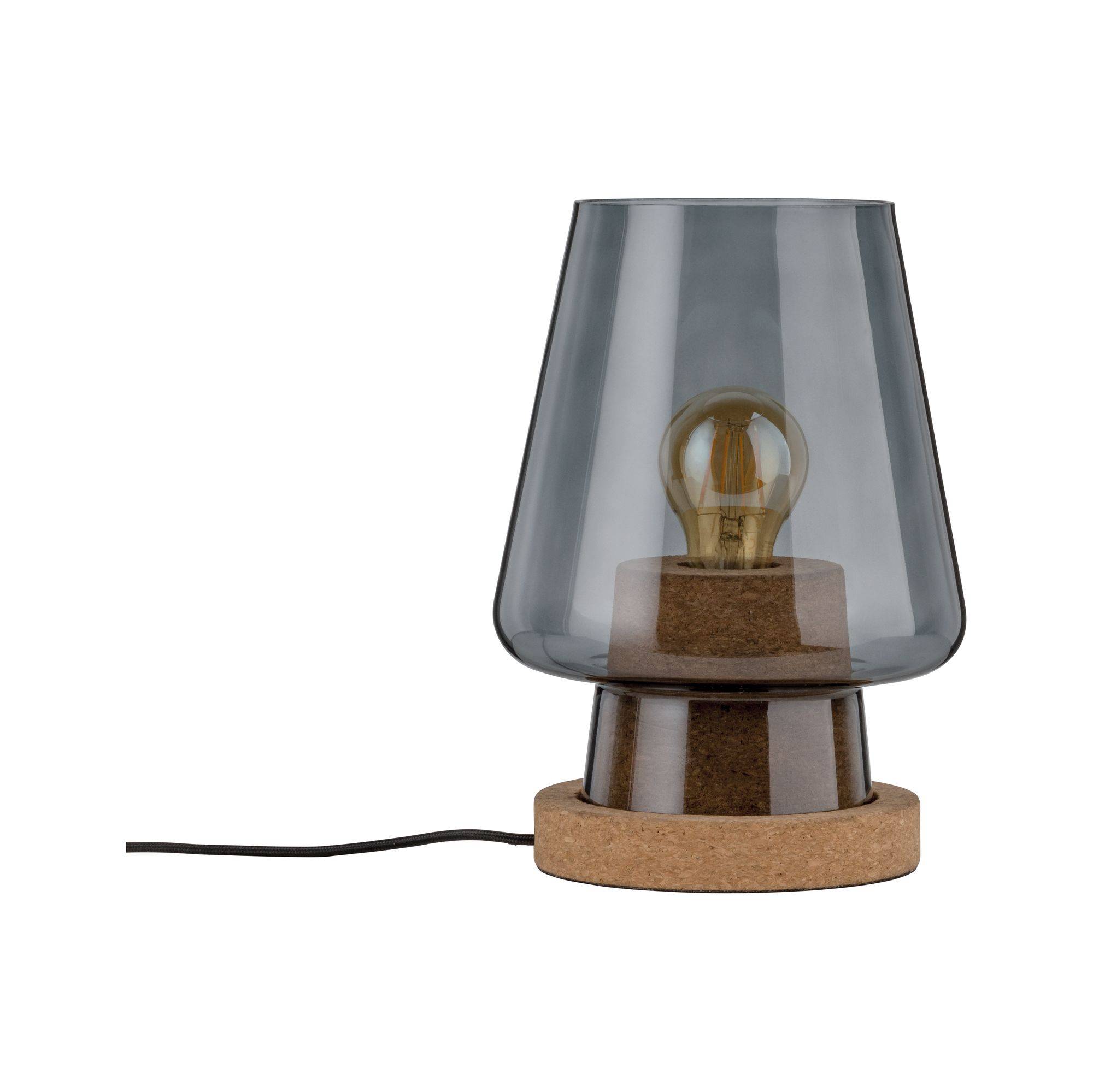 Tisch Lampe Wofi Tischleuchte Loft Dimmbar Nickel matt E14 max 60 W