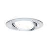 Paulmann 93468 Nova Einbauleuchte LED GU10 6.5 W Aluminium (gedreht)