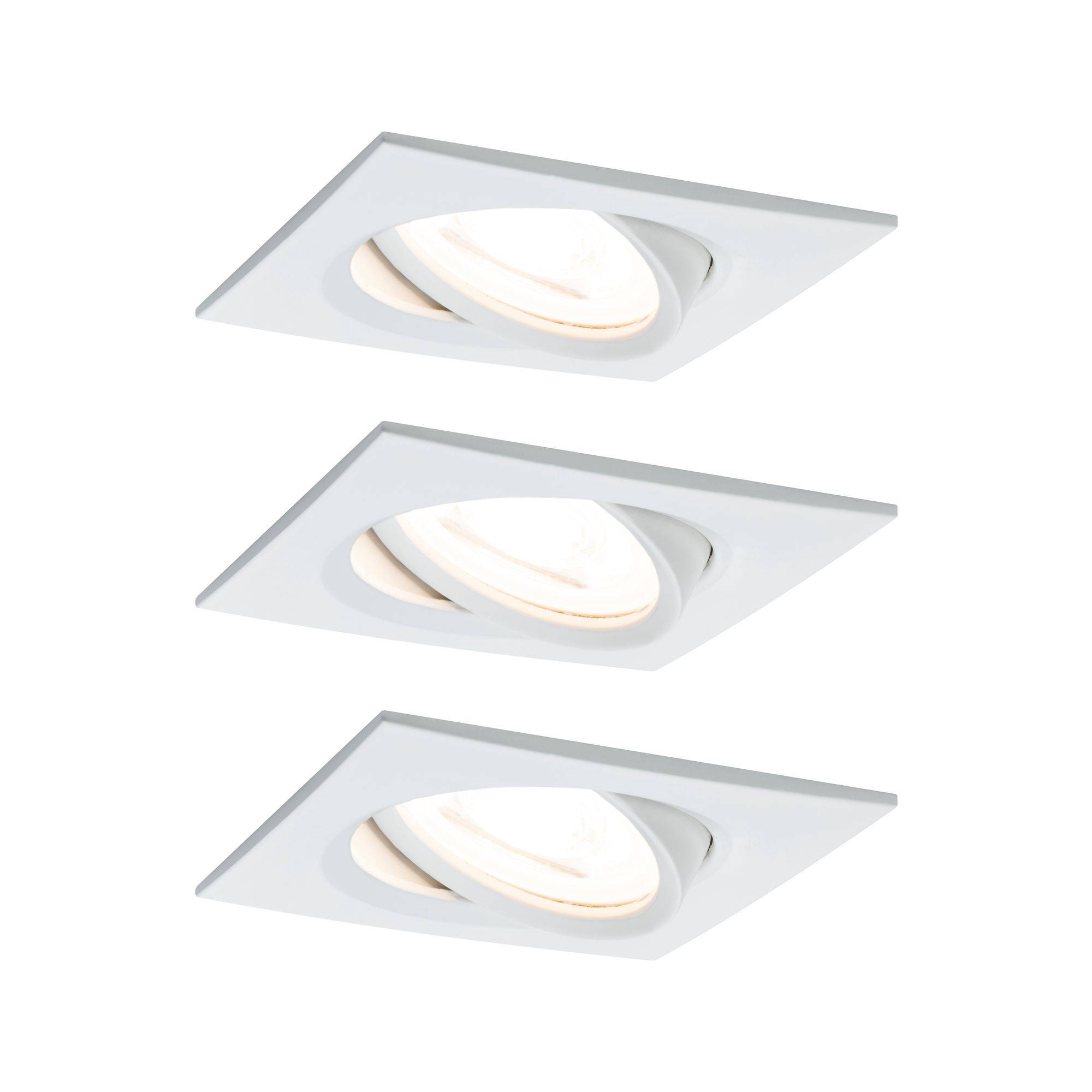 PAULMANN Einbauleuchte 3er Set EEK: A+ (A++ - E) LED GU10 19.5 W Paulmann 93436 Nova Weiß (matt)