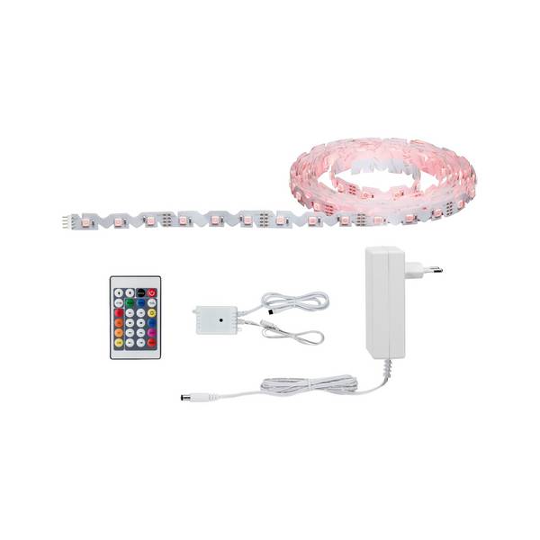 Paulmann 789.66 78966 LED-Streifen-Basisset  mit Stecker 12 V 5 m RGB  1 St.