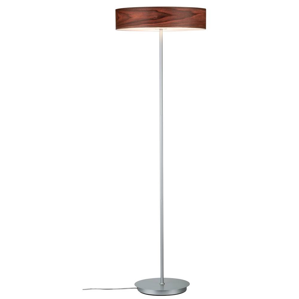 Moderne vloerlamp Liska met houten kap