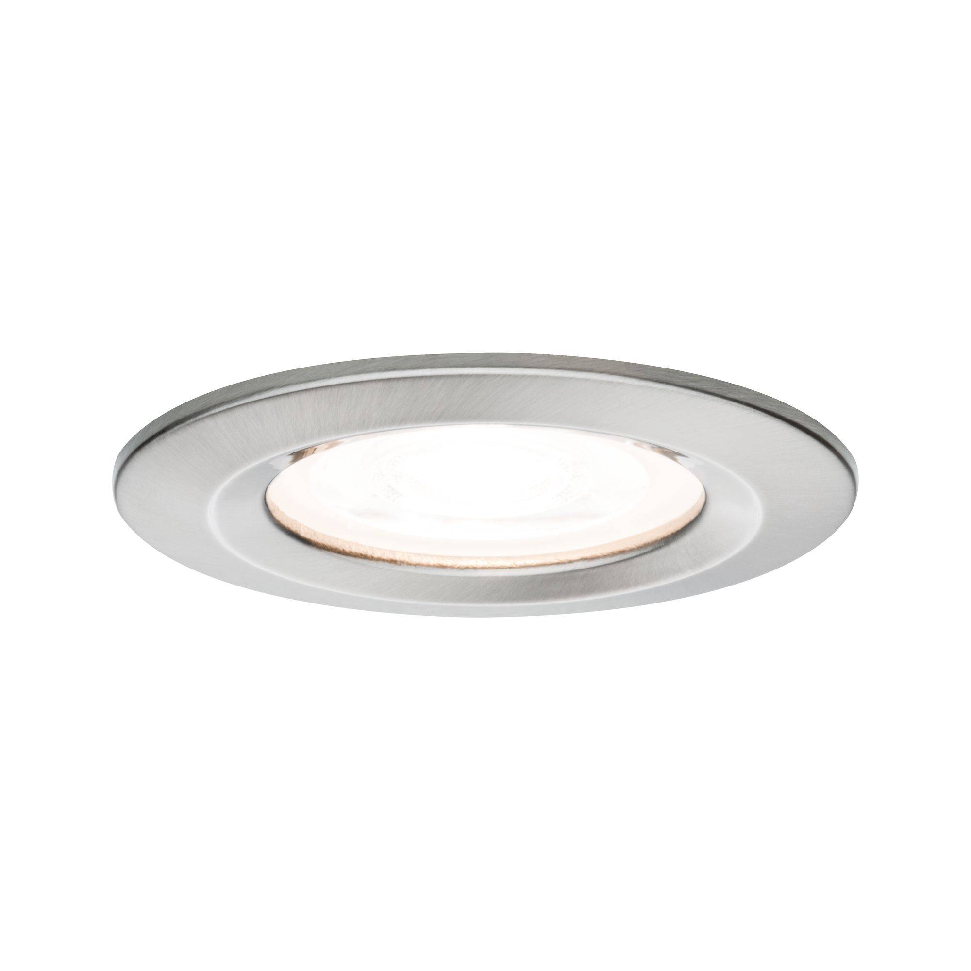 Paulmann Nova Bad-Einbauleuchte LED GU10 6.5 W IP44 Edelstahl