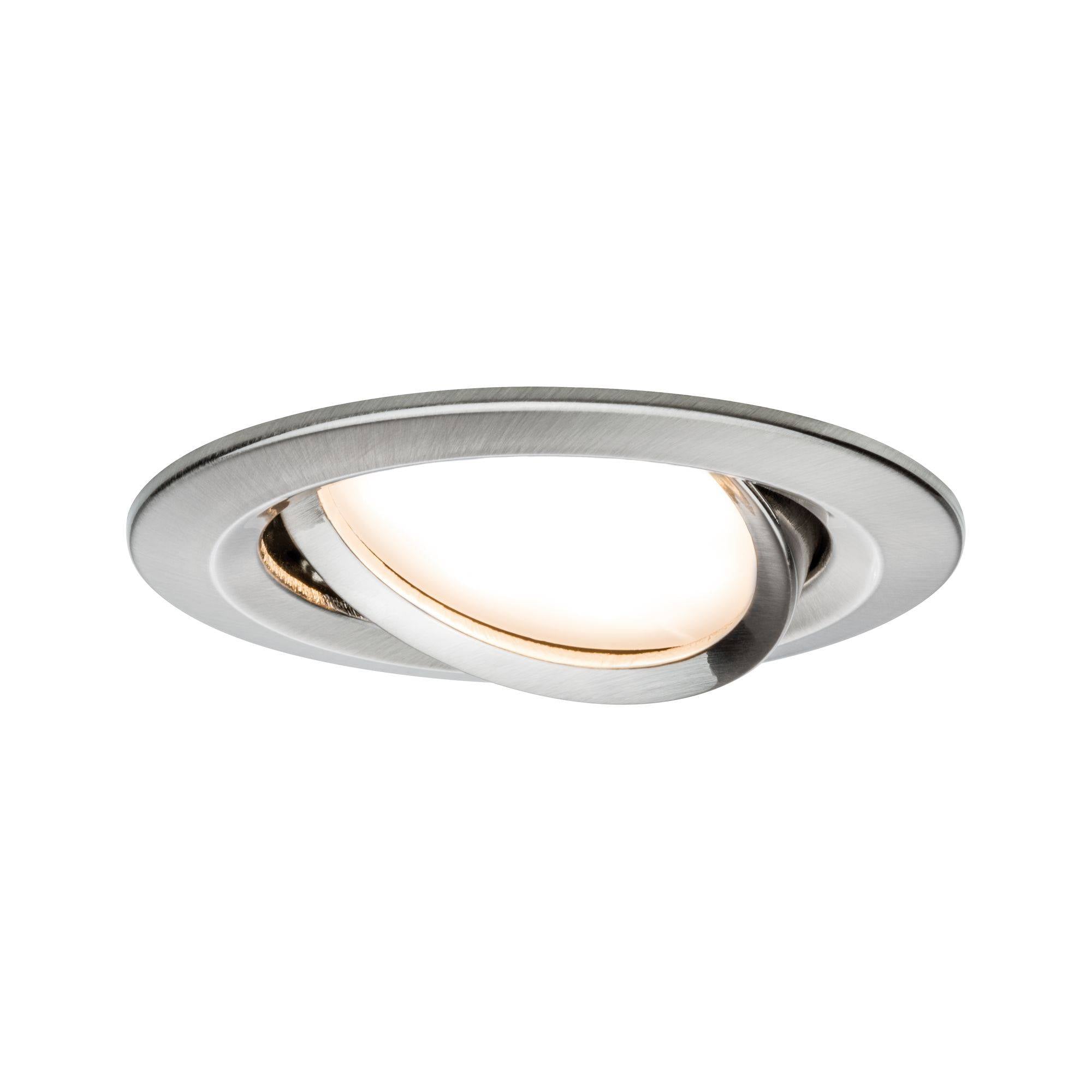 Paulmann 93482 Nova Einbauleuchte LED LED 6 W Eisen (gebürstet)