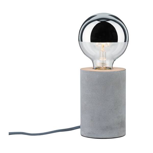 Paulmann Neordic Mik 79621 Tischlampe LED E27 20 W  Beton-Grau