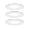 Paulmann Nova Bad-Einbauleuchte 3er Set LED GU10 19.5 W IP44 Weiß (matt)