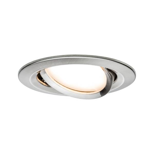 Paulmann 93446 Nova Einbauleuchte   LED LED 6 W Eisen (gebürstet)