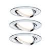 Paulmann 93452 Nova Einbauleuchte 3er Set LED LED 18 W Chrom (glänzend)