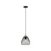Paulmann Cameo 70891 Pendelleuchte LED E27 20 W Schwarz, Holz