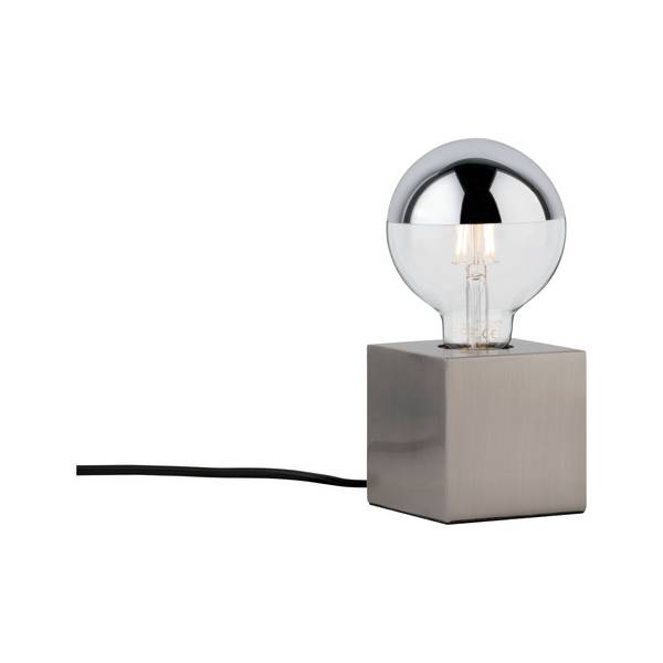 Paulmann Kura 79730 Tischlampe LED E27 20 W  Edelstahl (gebürstet)