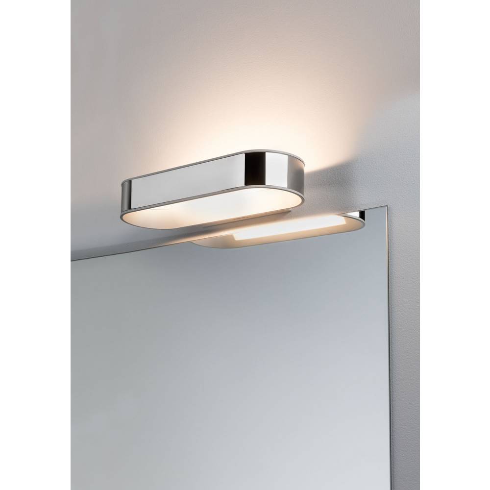 LED-badkamer wandlamp 20 W Warm-wit Paulmann 70948 Agena Chroom, Wit (mat)
