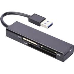 Image of ednet Externer Speicherkartenleser USB 3.2 Gen 1 (USB 3.0) Schwarz