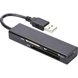Image of ednet Externer Speicherkartenleser USB 2.0 Schwarz