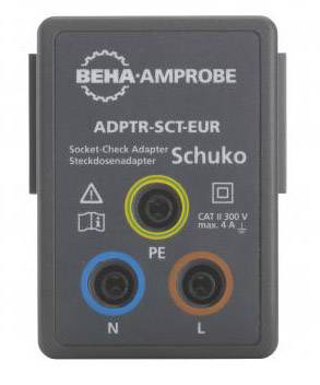 BEHA ADPTR-SCT-EUR Socket Check Adapter Schuko 4854899
