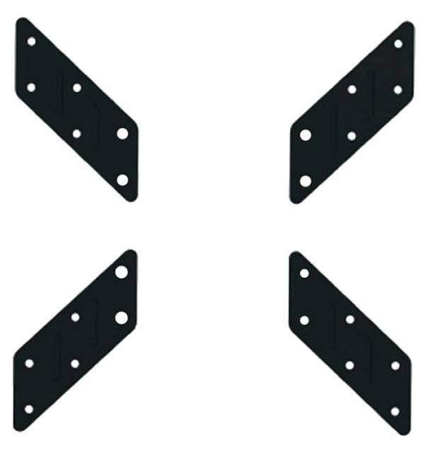 TECHly VESA-Adapter Passend für Serie (Halter): Universal Schwarz-0