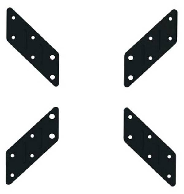 TECHly VESA-Adapter Passend für Serie (Halter): Universal Schwarz