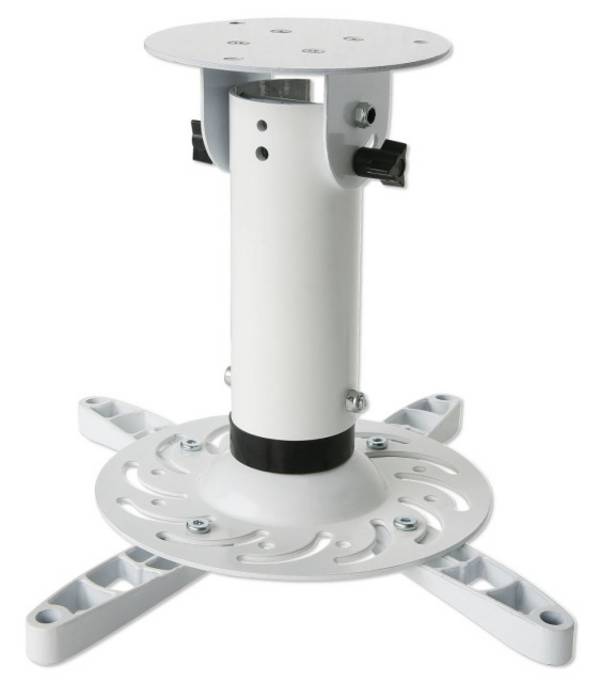 TECHly ICA-PM-200WH Beamer-Deckenhalterung Drehbar, Neigbar Boden-/Deckenabstand (max.): 200 mm  Weiß