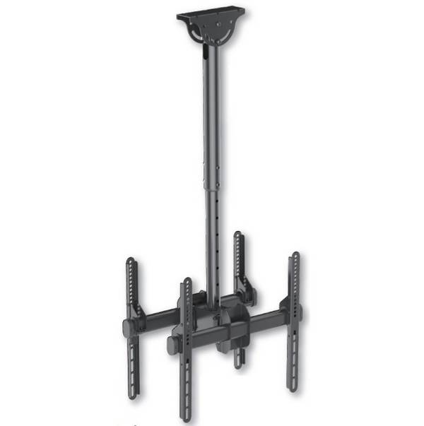 TECHly ICA-CPLB-944D Dual TV-Deckenhalterung 81,3 cm (32") - 132,1 cm (52") Neigbar, Schwenkbar