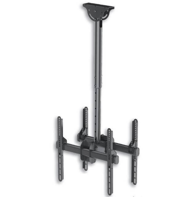 TECHly ICA-CPLB-944D Dual TV-Deckenhalterung 81,3 cm (32") - 132,1 cm (52") Neigbar, Schwenkbar-1