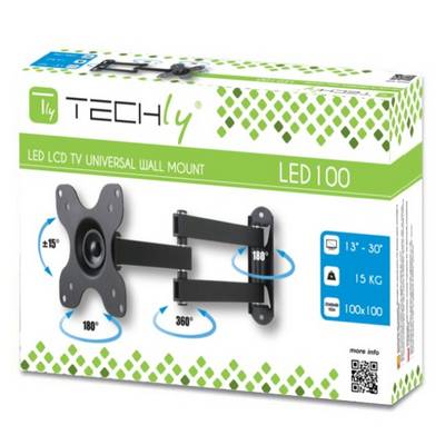 TECHly ICA-LCD-923B TV-Wandhalterung 33,0 cm (13") - 76,2 cm (30") Neigbar, Schwenkbar-1