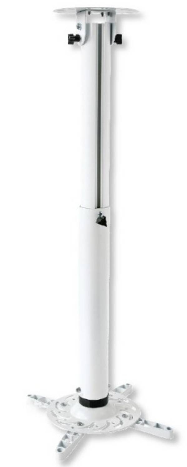 TECHly ICA-PM-104MW Beamer-Deckenhalterung Drehbar, Neigbar Boden-/Deckenabstand (max.): 770 mm  Weiß