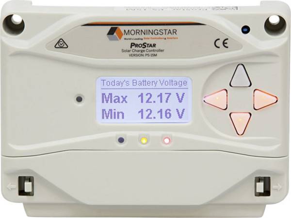 Morningstar ProStar PS15-M Laderegler PWM 12 V, 24 V 15 A