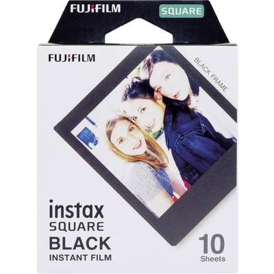 Fujifilm Instax Square BLACK - Instant-Farbfilm - ISO 800 - 10 Belichtungen