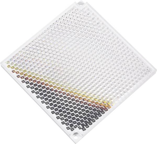 Reflektor für Lichtschranke Best.-Nr. 17 84 89 und 17 85 26. Idec Reflex-Prismenspiegel