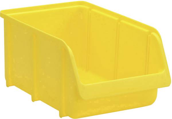 Hünersdorff 674200 Lebensmittelverarbeitung Sichtlagerkasten lebensmittelgeeignet (L x B x H) 332 x 207 x 155 mm Gelb 1 St.