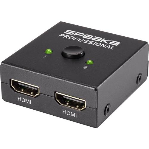 Thumbnail - SpeaKa Professional SP-7141056 2 Port HDMI-Switch UHD 4K @ 60 Hz