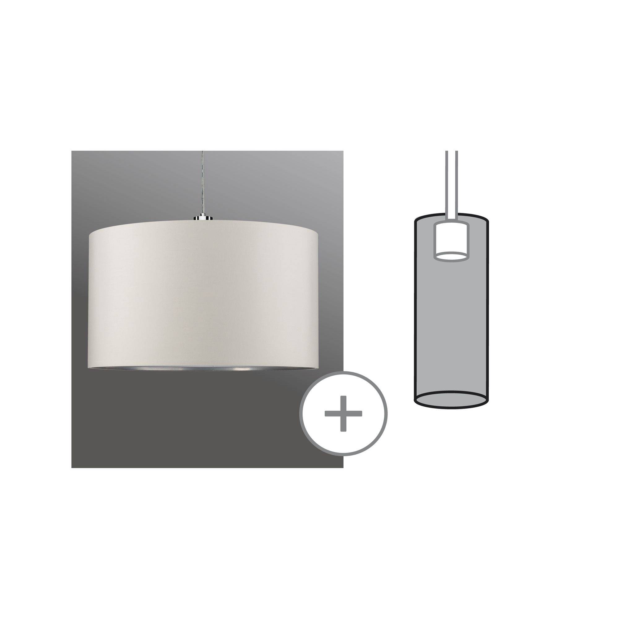 Paulmann Tessa 95466 Hochvolt-Schienensystem-Komponente Lampenschirm Creme-1