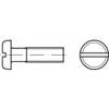 TOOLCRAFT TO-5357304 Flachkopfschrauben M3 35 mm Schlitz DIN 85 Edelstahl A2 200 St.
