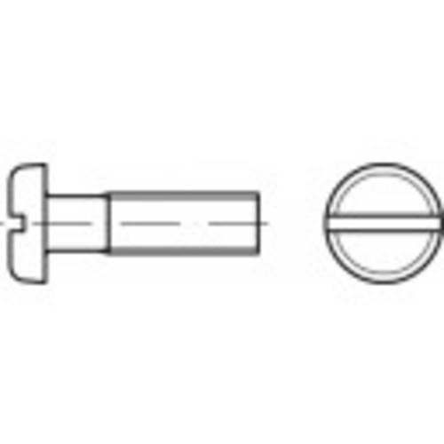 TOOLCRAFT TO-5357379 Flachkopfschrauben M5 40 mm Schlitz DIN 85 Edelstahl A2 100 St.