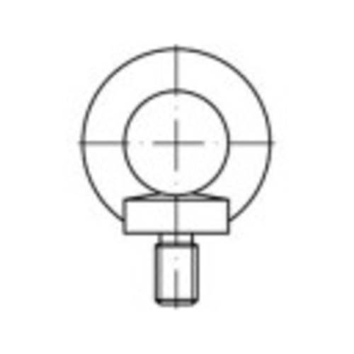 TOOLCRAFT TO-9977994 Ringschrauben M6 8 mm DIN 580 Edelstahl A2 25 St.