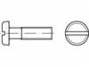 TOOLCRAFT TO-5360490 Flachkopfschrauben M3 8 mm Schlitz Edelstahl A2 1000 St.