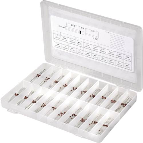 TRU COMPONENTS Zener-Dioden-Sortiment 179001 300 St.