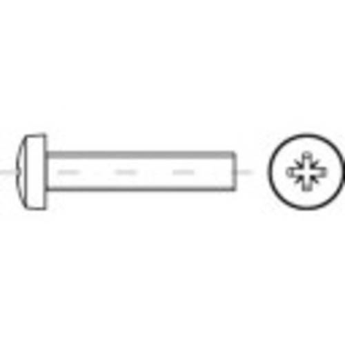 TOOLCRAFT TO-5375457 Linsenschrauben M1.6 4 mm Kreuzschlitz Phillips Edelstahl A4 1000 St.