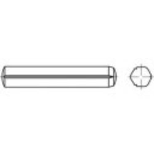 TOOLCRAFT TO-5378448 Zylinderkerbstift 2 mm Edelstahl A1 100 St.