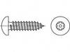 TOOLCRAFT TO-5380083 Sicherheitsschrauben 3.5 mm 32 mm Innensechsrund 88114 Edelstahl A2 100 St.