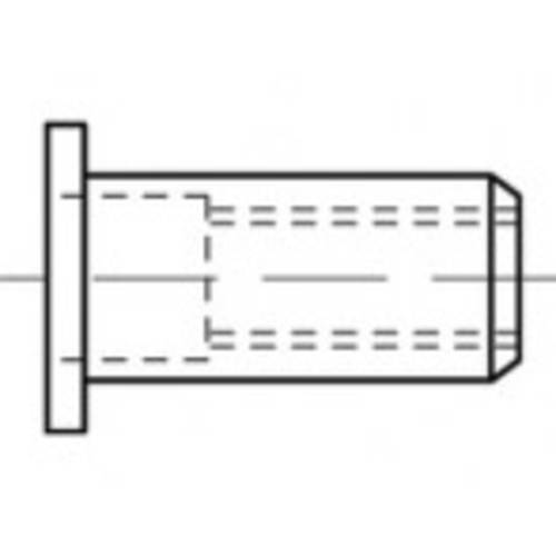 TOOLCRAFT TO-5380617 Blindniete M8 Edelstahl 100 St.
