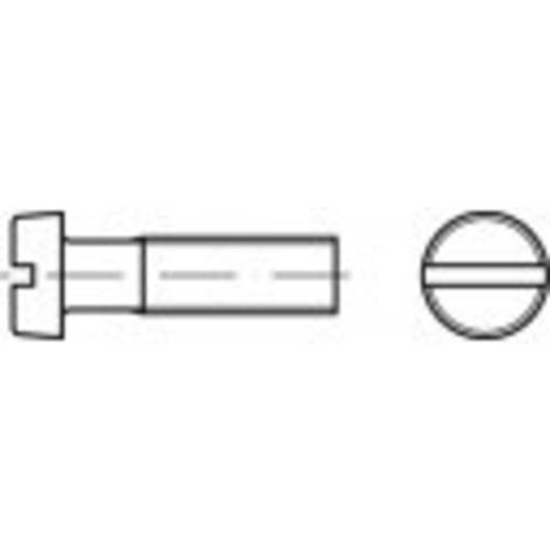 TOOLCRAFT TO-5381187 Zylinderschrauben M6 22 mm Schlitz DIN 84 Stahl galvanisch verzinkt 200 St.