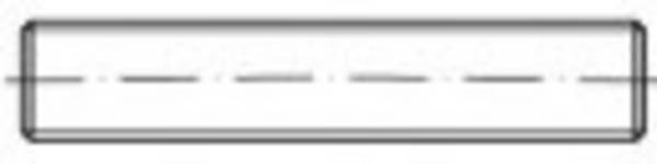 TOOLCRAFT TO-5384523  Gewindebolzen M16 35 cm Stahl galvanisch verzinkt 5 St.