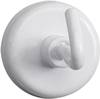 Maul Magnet (Ø x H) 25 mm x 36 mm rund, mit Haken Weiß 5 St. 6157802